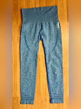 EUC Women’s Gymshark Flex High Waisted Leggings - Blue - Size Medium
